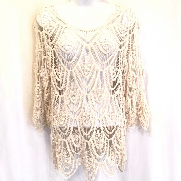Other - Handmade Crochet Top/Beach Cover Up!